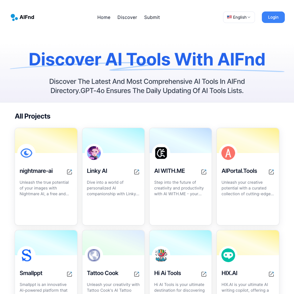 AIFnd.net: Discover the Latest and Best AI Tools