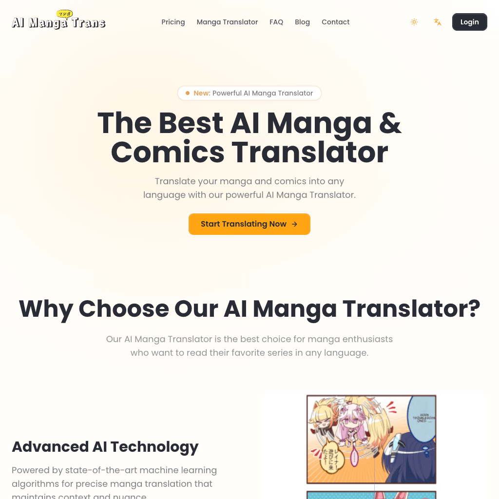 AI Manga Translator