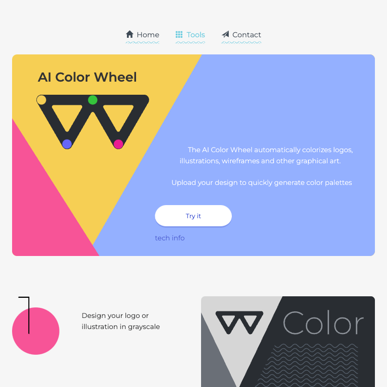 Color Wheel - get color ideas for your logo, illustration or web design.