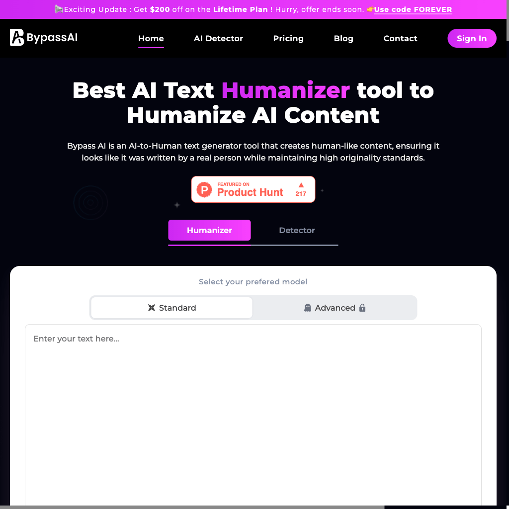 Humanize AI Text | Get 100% Humanize Content | Bypass AI