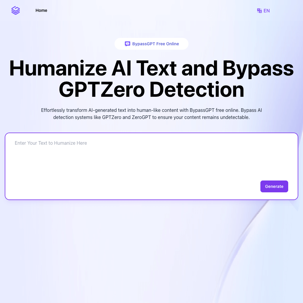 BypassGPT.co: Humanize AI Text and Bypass GPTZero Detection