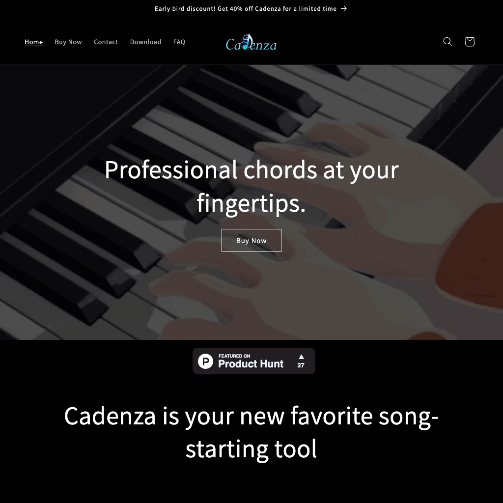 Cadenza AI for Music Production
