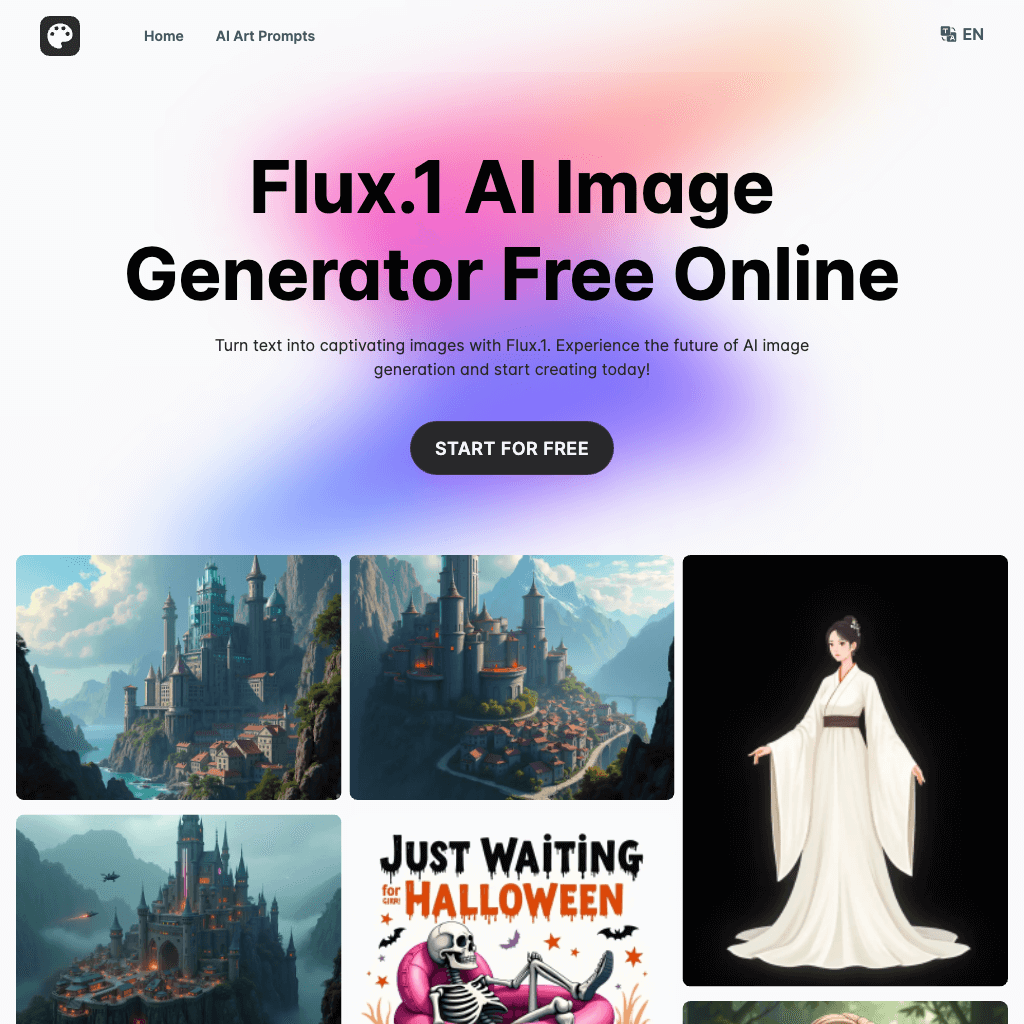 FluxAI.art: Flux.1 AI Image Generator Free Online