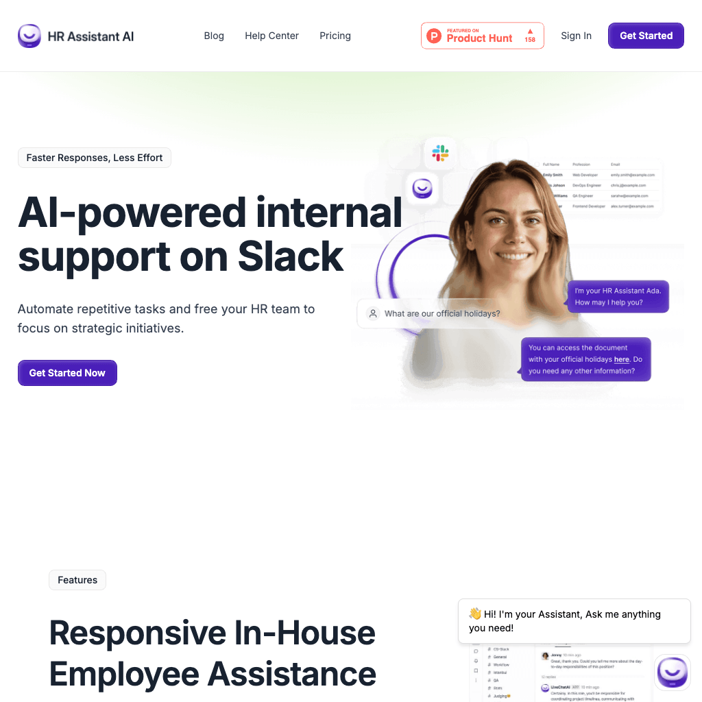 AI HR Assistant That Saves Time & Energy - HR Assistant AI