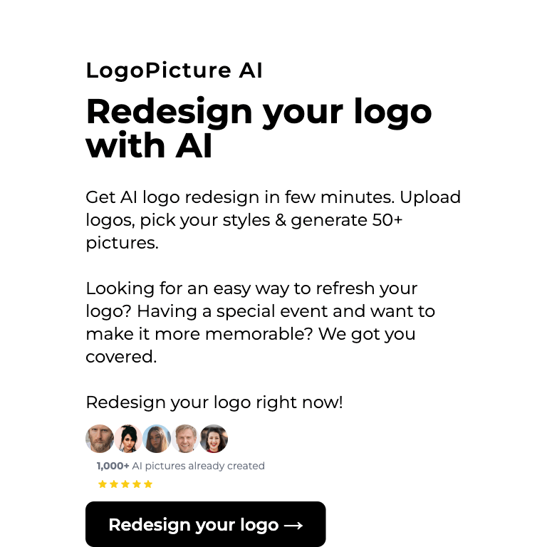 LogoPicture AI - Redesign your logo with AI