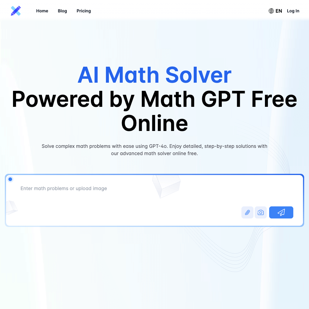 AI Math Solver Powered by Math GPT Free Online