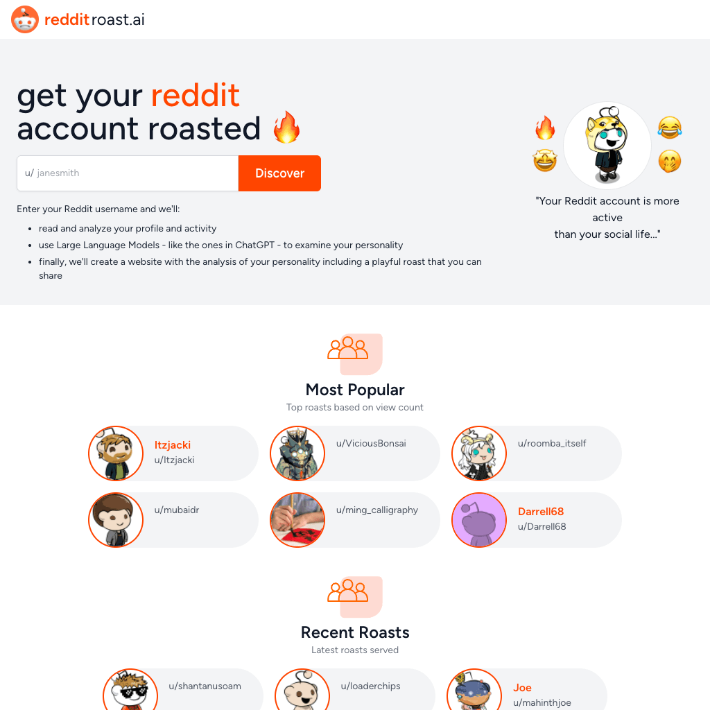 Reddit Personality - AI Agent