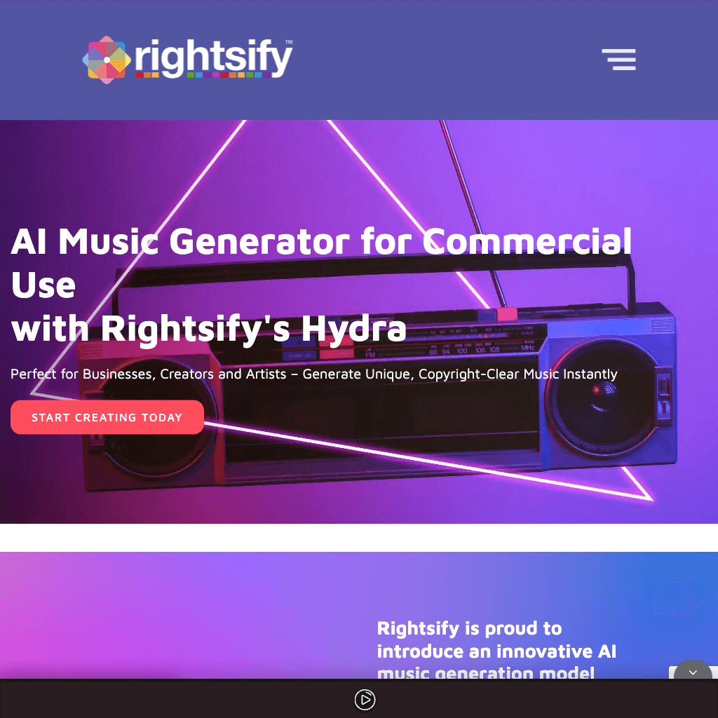 Hydra - AI Music Generator from Rightsify