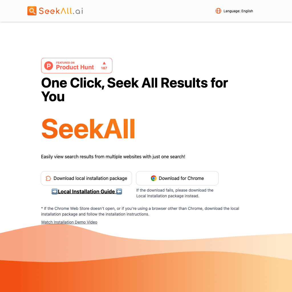 SeekAll: One Click, Seek All Results for You