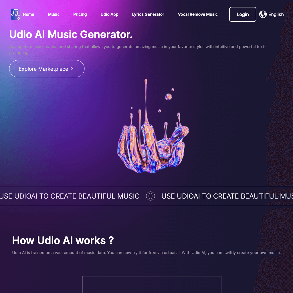UdioAI.ai: Free Udio AI Music Generator by UdioAI