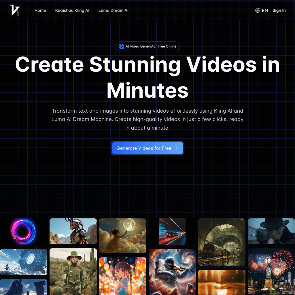 Vidful.ai: AI Video Generator Free Online Powered by Kling AI and Luma Dream Machine