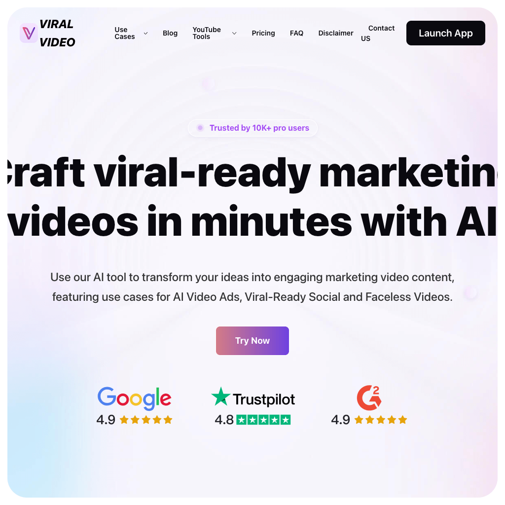 Viral Video - Create viral videos in minutes with AI