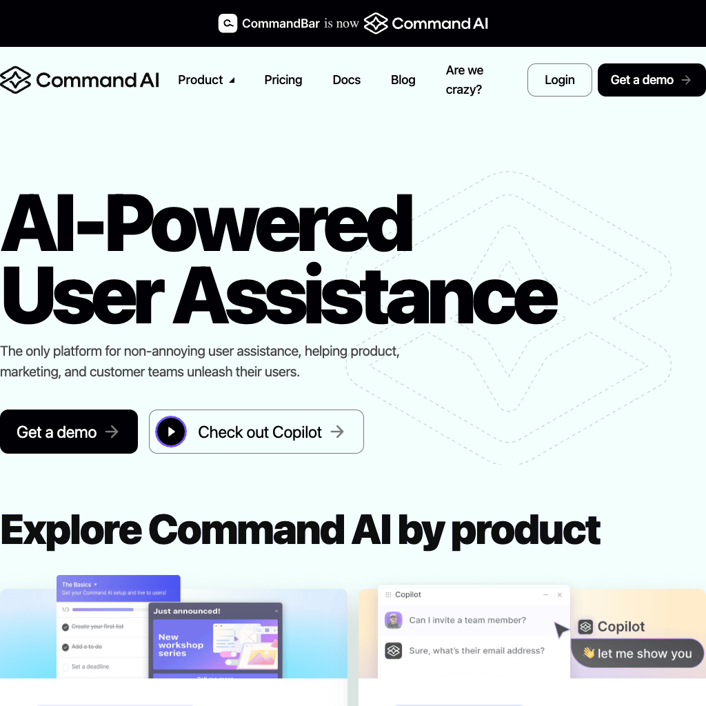 Command AI | AI-powered user assistance