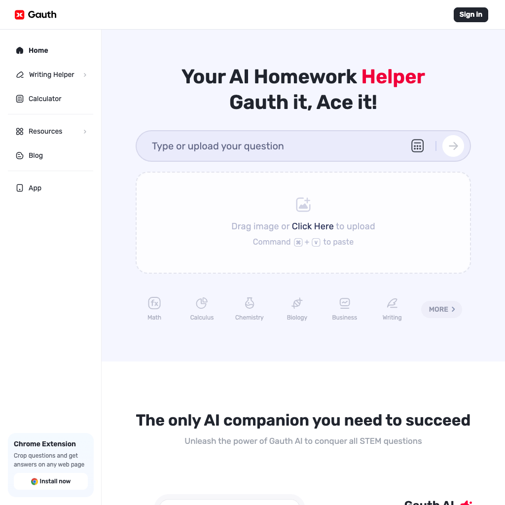 Gauth - Best AI Homework Helper for All School Subjects