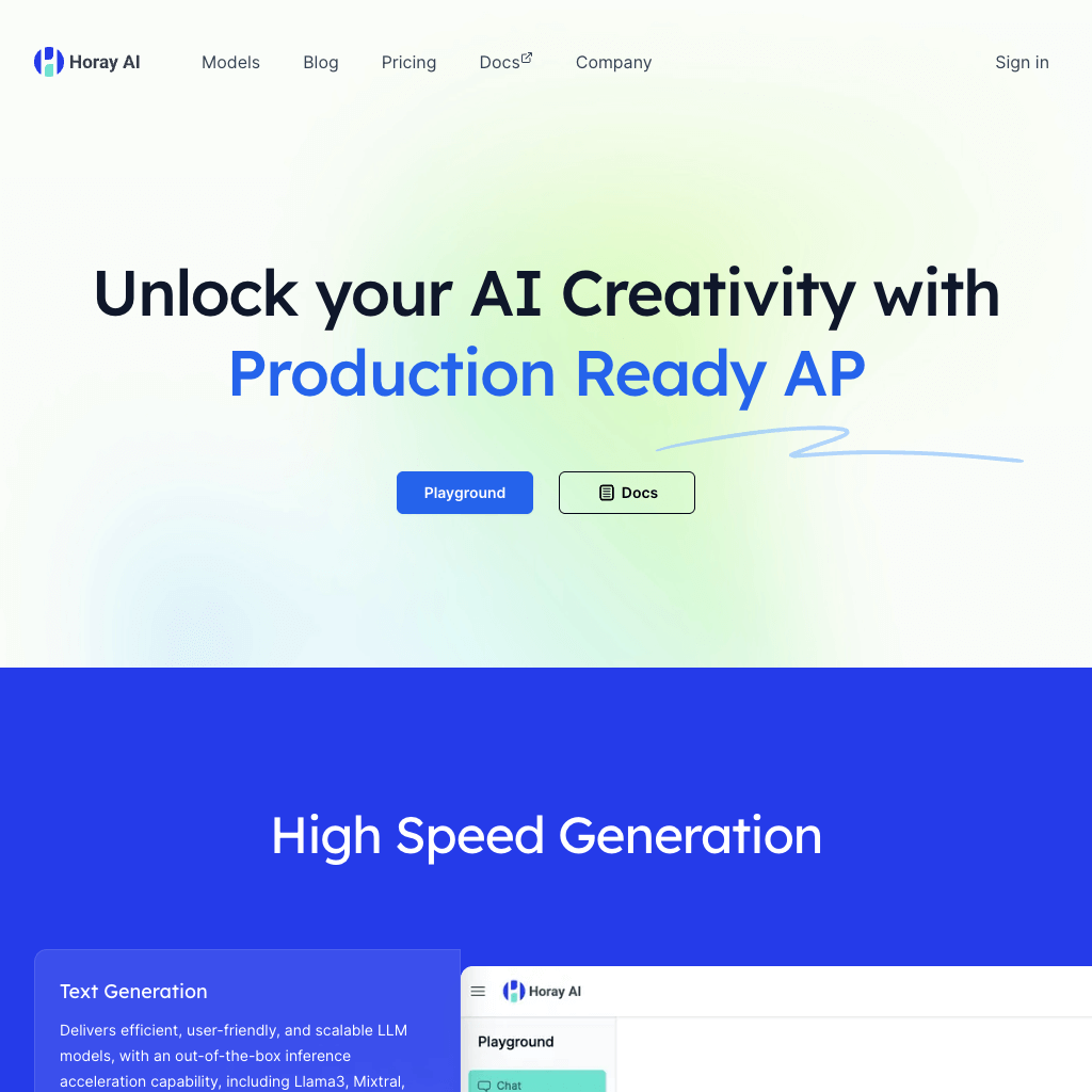 HorayAI - Production Ready Cloud with Low Cost