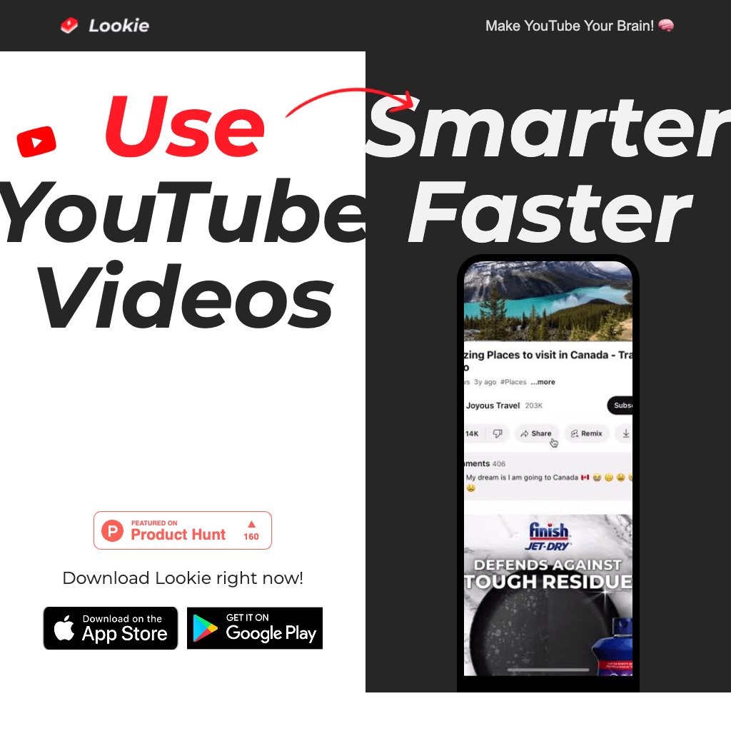 Lookie: YouTube AI - Make YouTube your brain 🧠