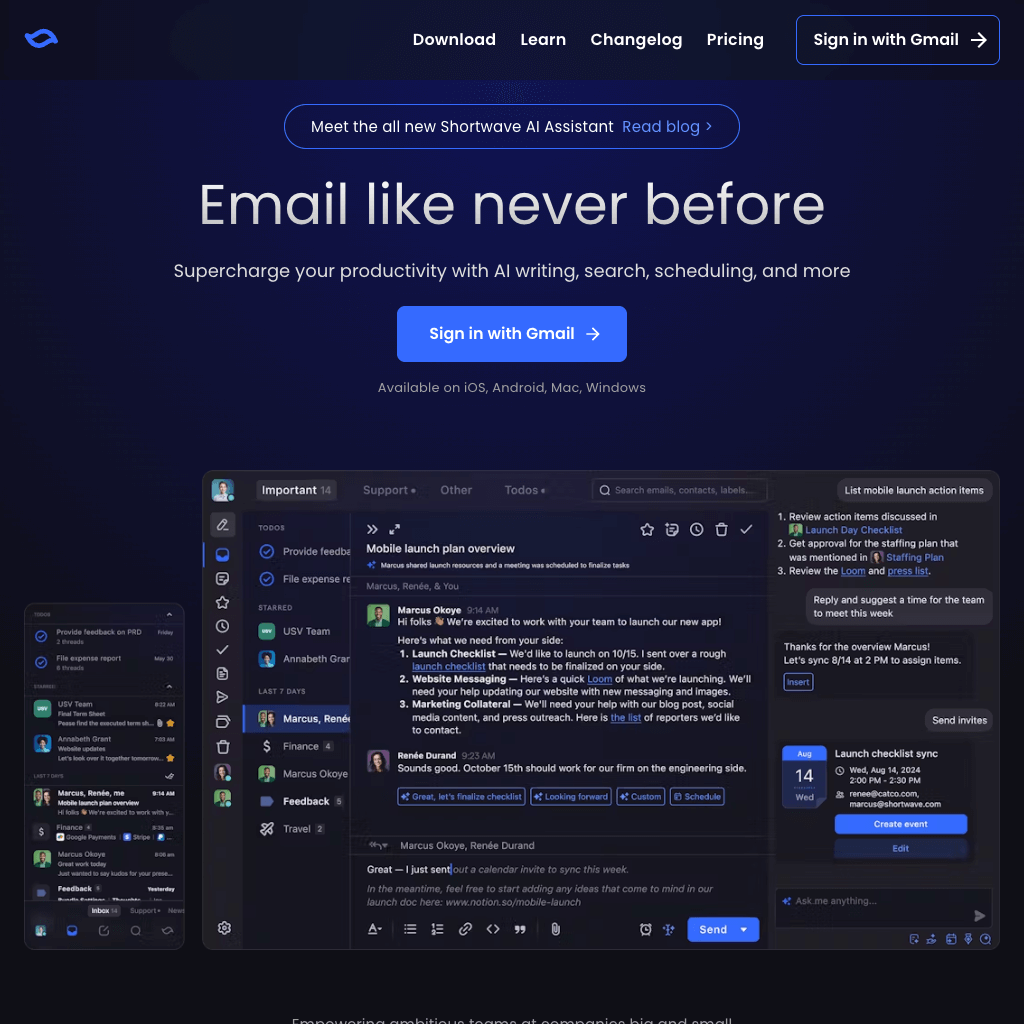 Shortwave — Email like never before