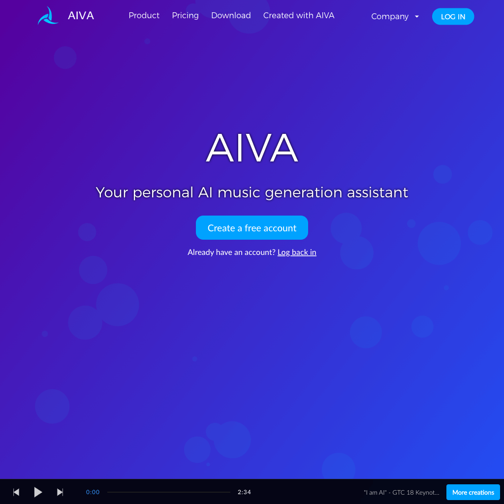 AIVA, the AI Music Generation Assistant