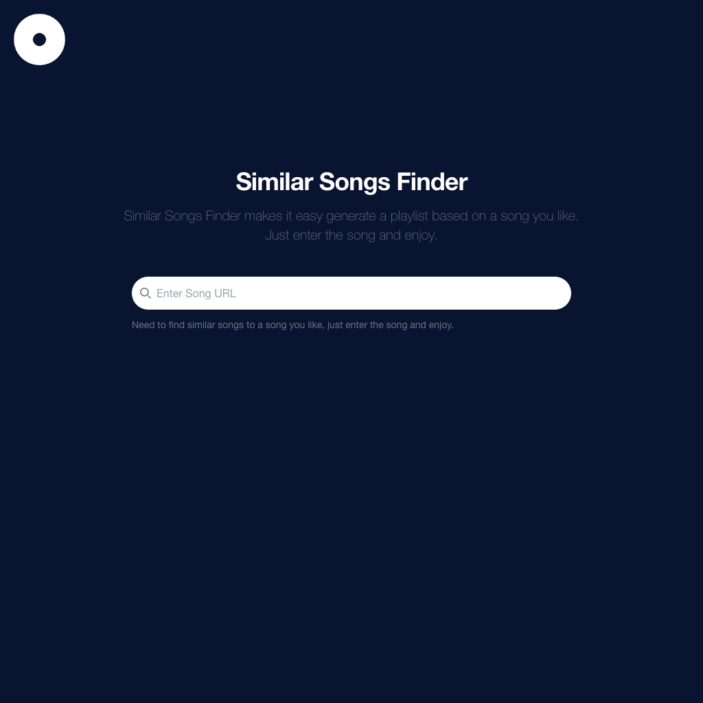 Similar Songs Finder | Spotify Playlist Generator